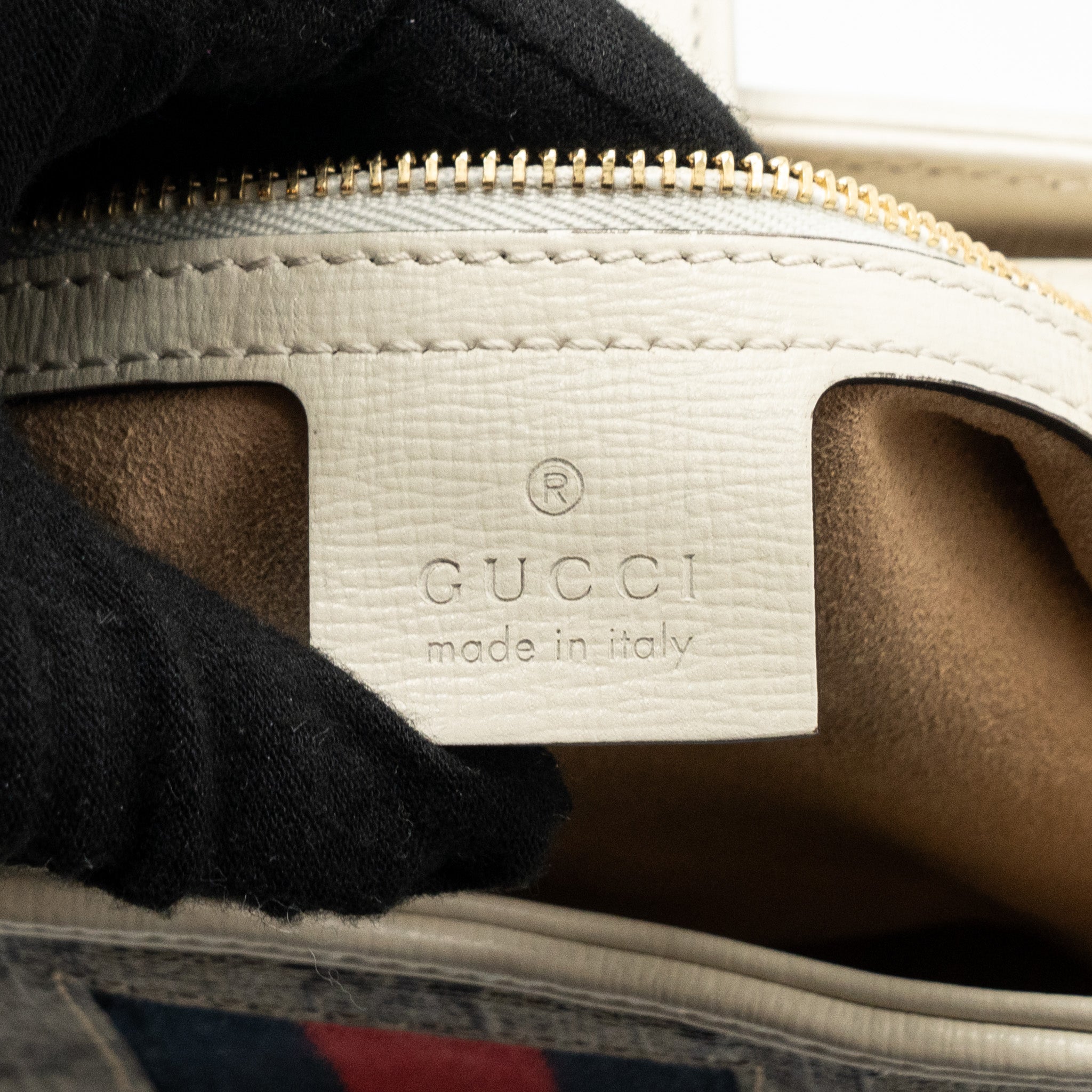 GUCCI JACKIE 1961 SMALL SHOULDER BAG GG SUPREME CANVAS / CALFSKIN WHITE MULTICOLOUR GHW