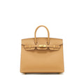 HERMES BIRKIN 25 SELLIER EPSOM 4B BISCUIT GHW