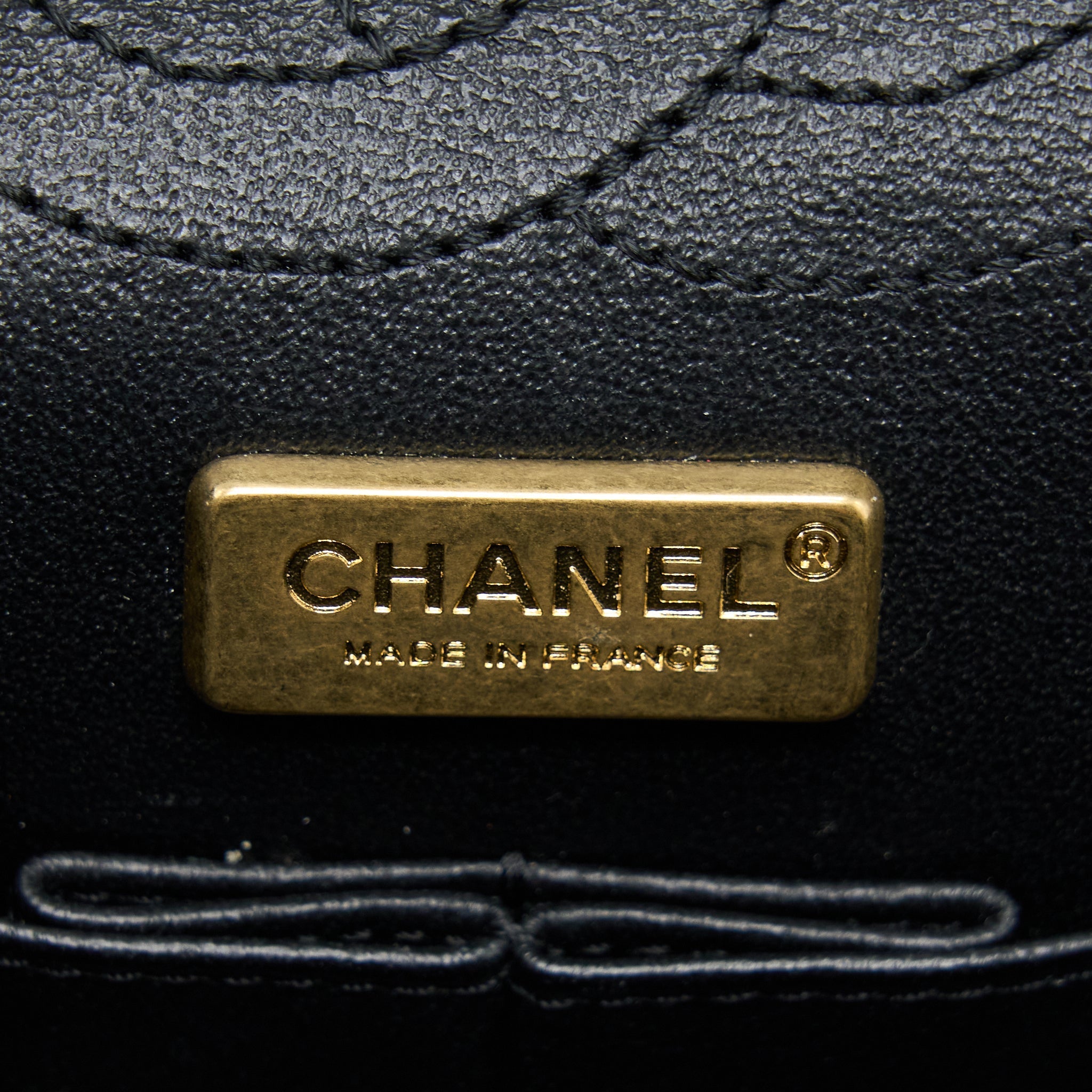 CHANEL MINI 2.55 REISSUE FLAP BAG LUCKY CHARMS CASINO LIMITED AGED CALFSKIN WITH GHW