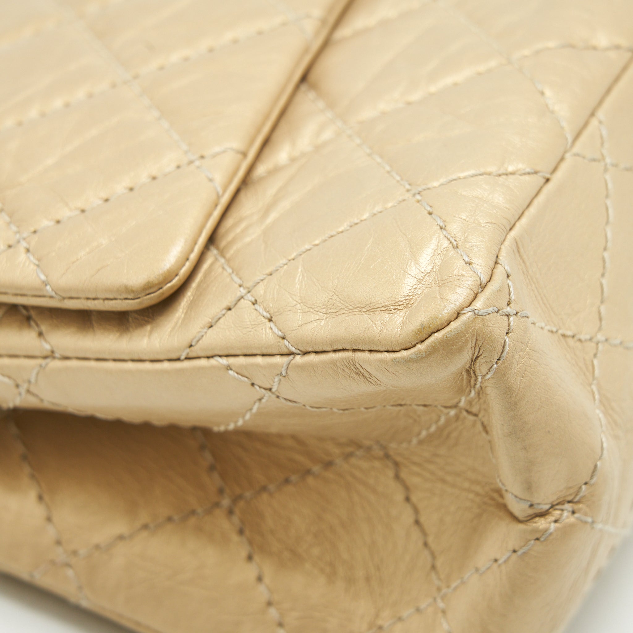 CHANEL 2.55 REISSUE 226 DOUBLE FLAP BAG RUTHENIUM HARDWARE