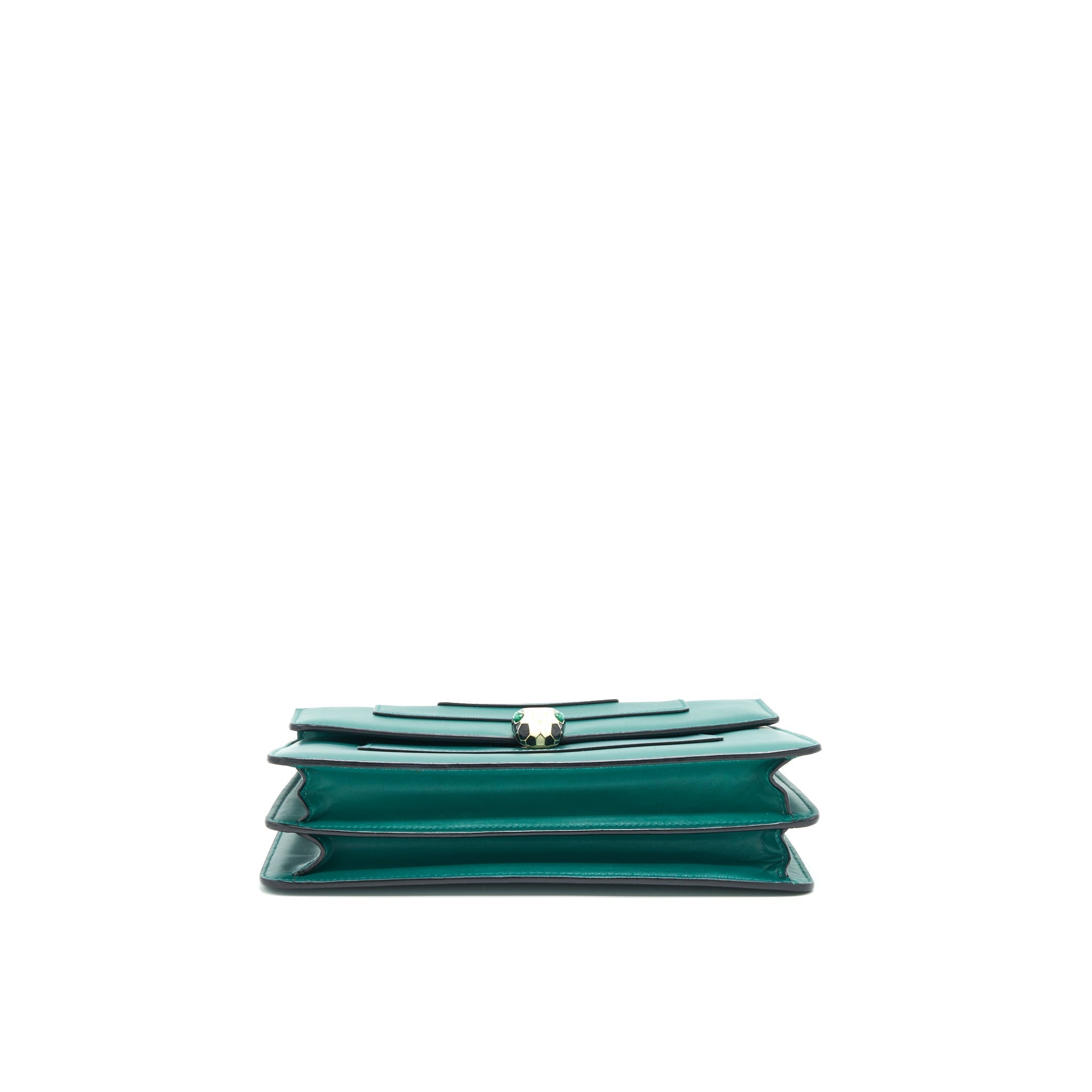 BVLGARI TOP HANDLE SERPENTI FOREVER BAG GREEN