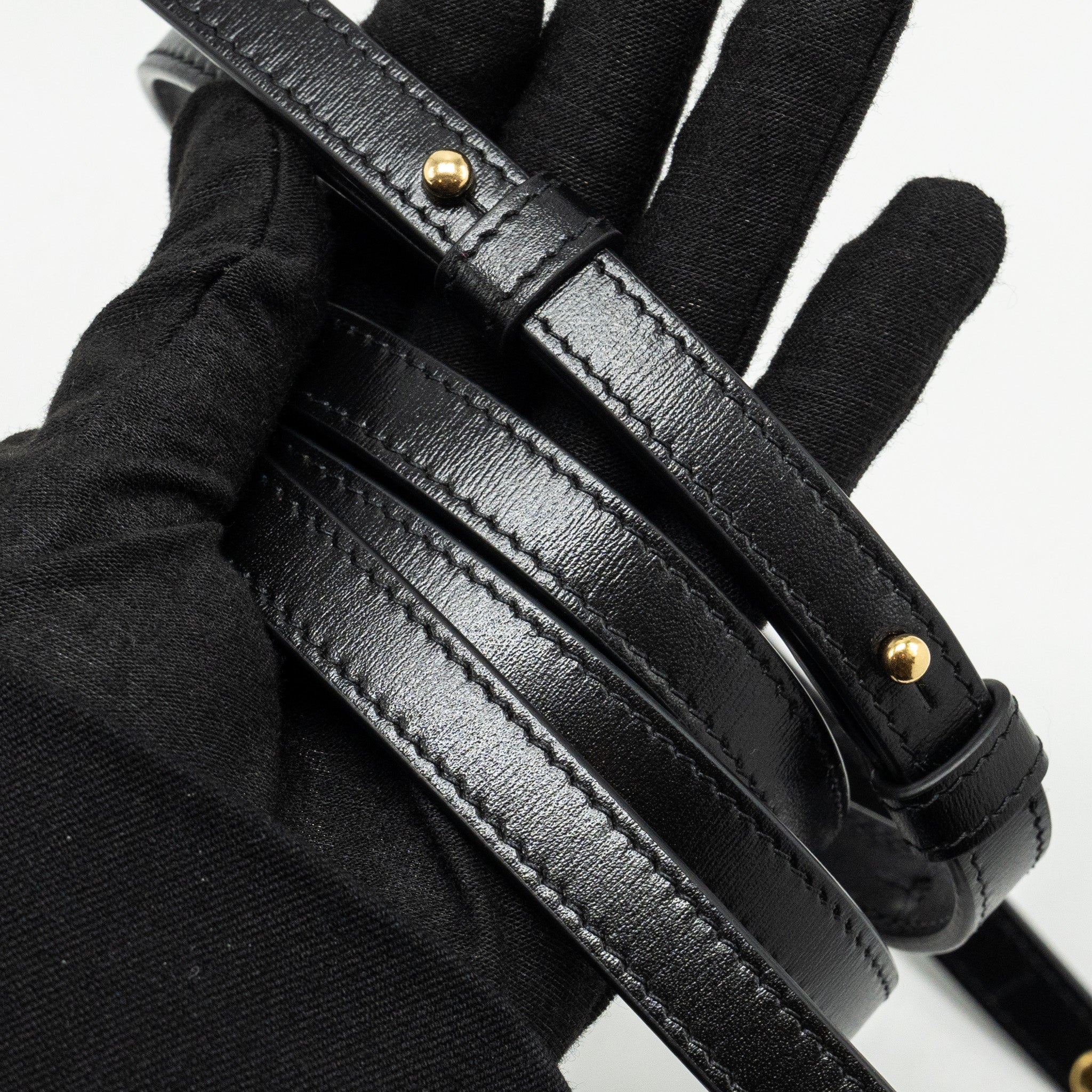 CELINE MINI CLAUDE CALFSKIN BLACK GHW