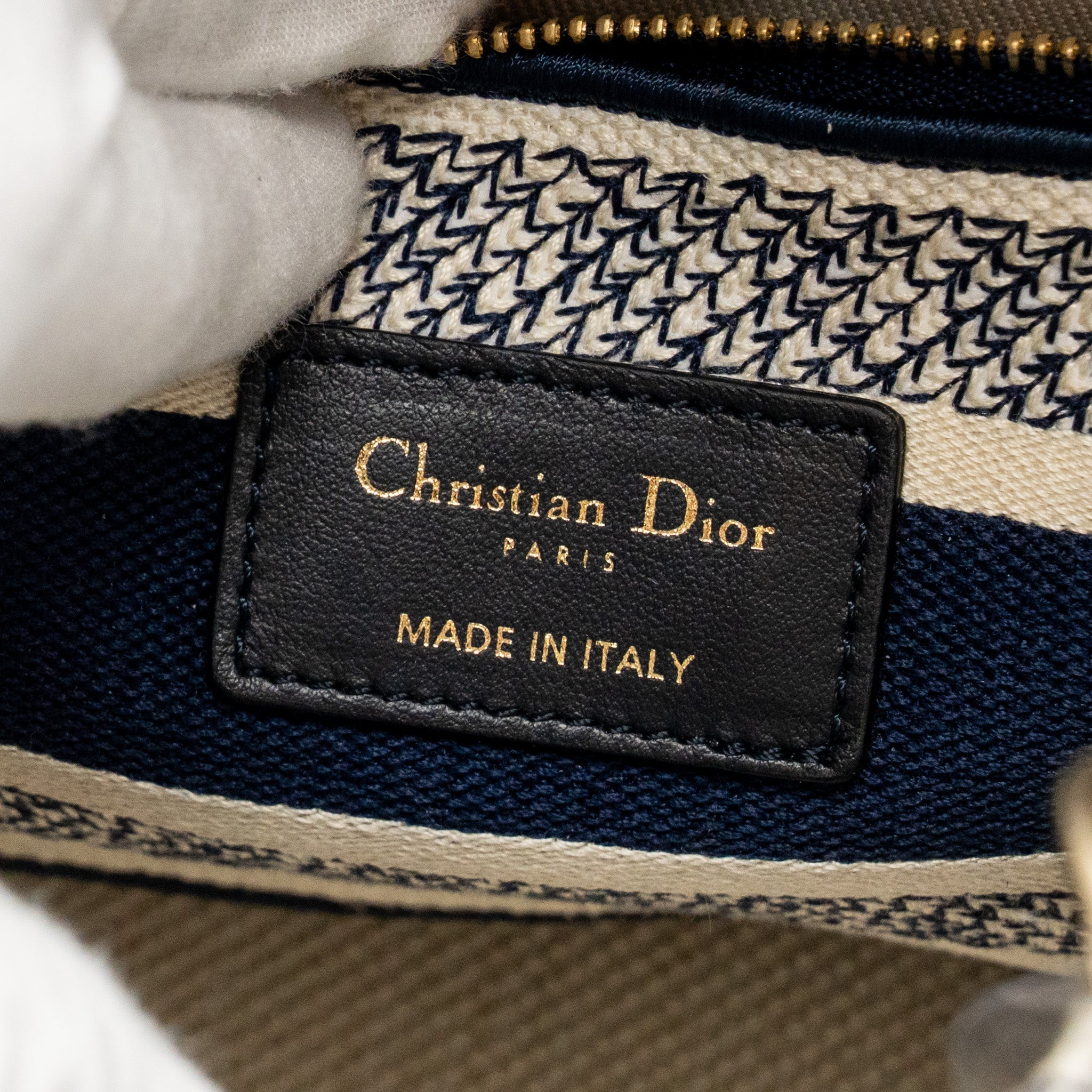 DIOR MEDIUM LADY D-LITE BAG TOILE DE JOUY EMBROIDERY BLUE LGHW