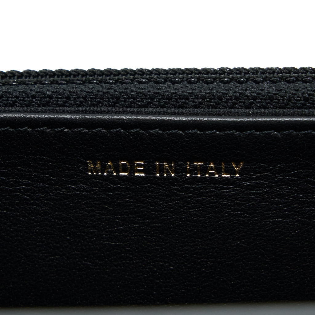 CHANEL BOY WALLET ON CHAIN CAVIAR BLACK LGHW