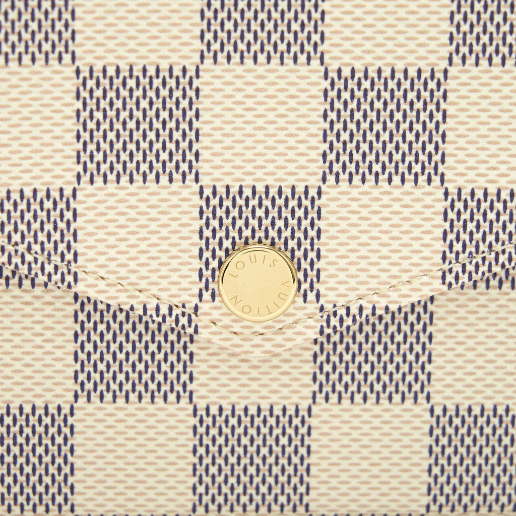 LOUIS VUITTON FELICIE POCHETTE DAMIER AZUR CANVAS