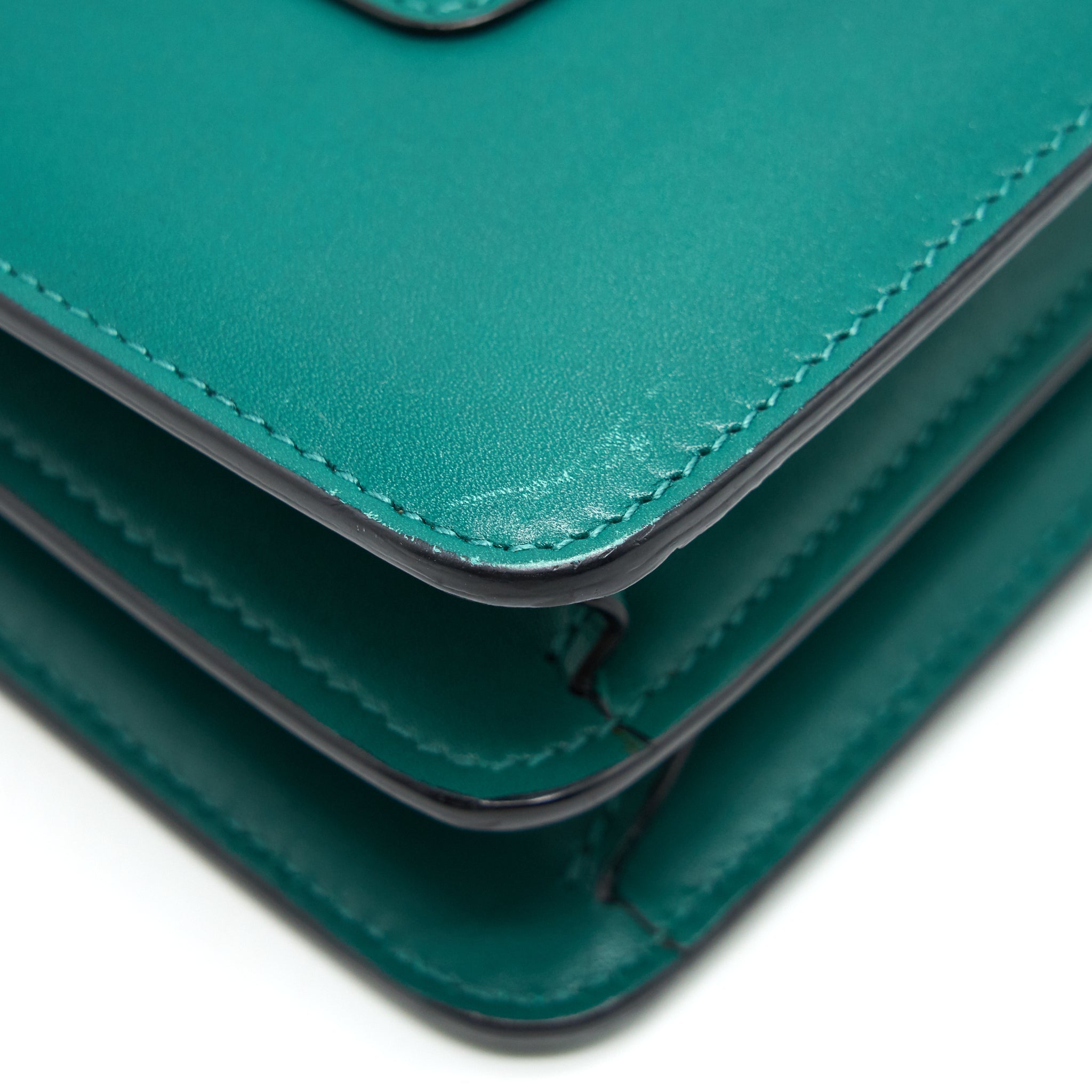 BVLGARI TOP HANDLE SERPENTI FOREVER BAG GREEN