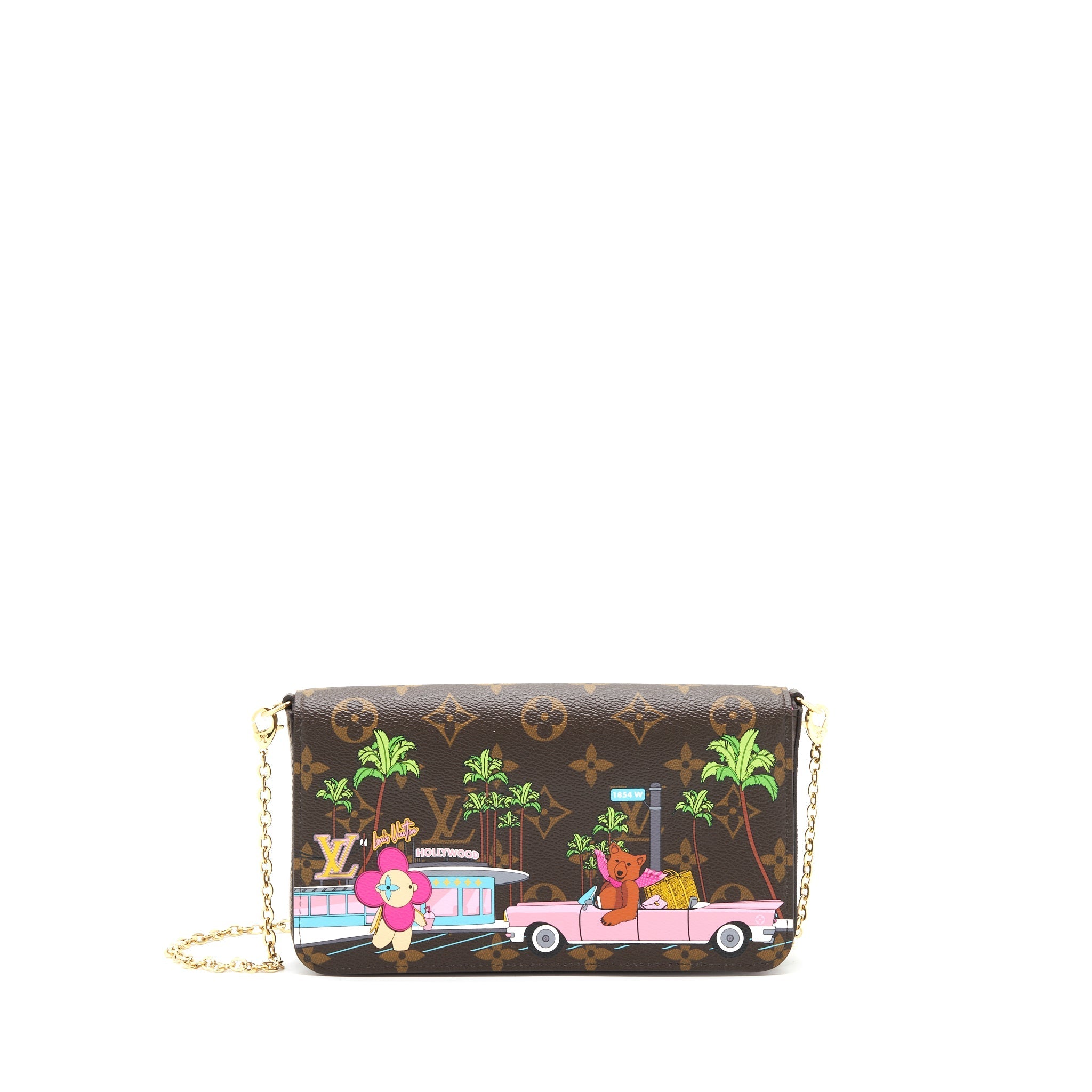 LOUIS VUITTON 2021 CHRISTMAS LIMITED FÉLICIE POCHETTE GHW