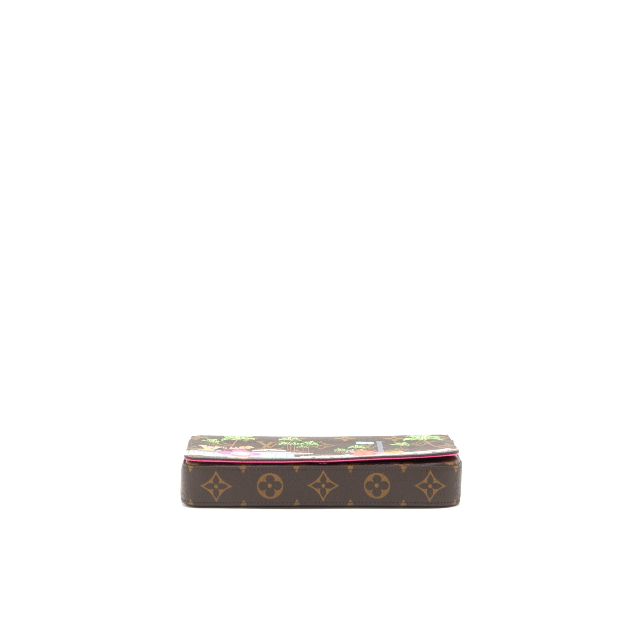 LOUIS VUITTON 2021 CHRISTMAS LIMITED FÉLICIE POCHETTE GHW