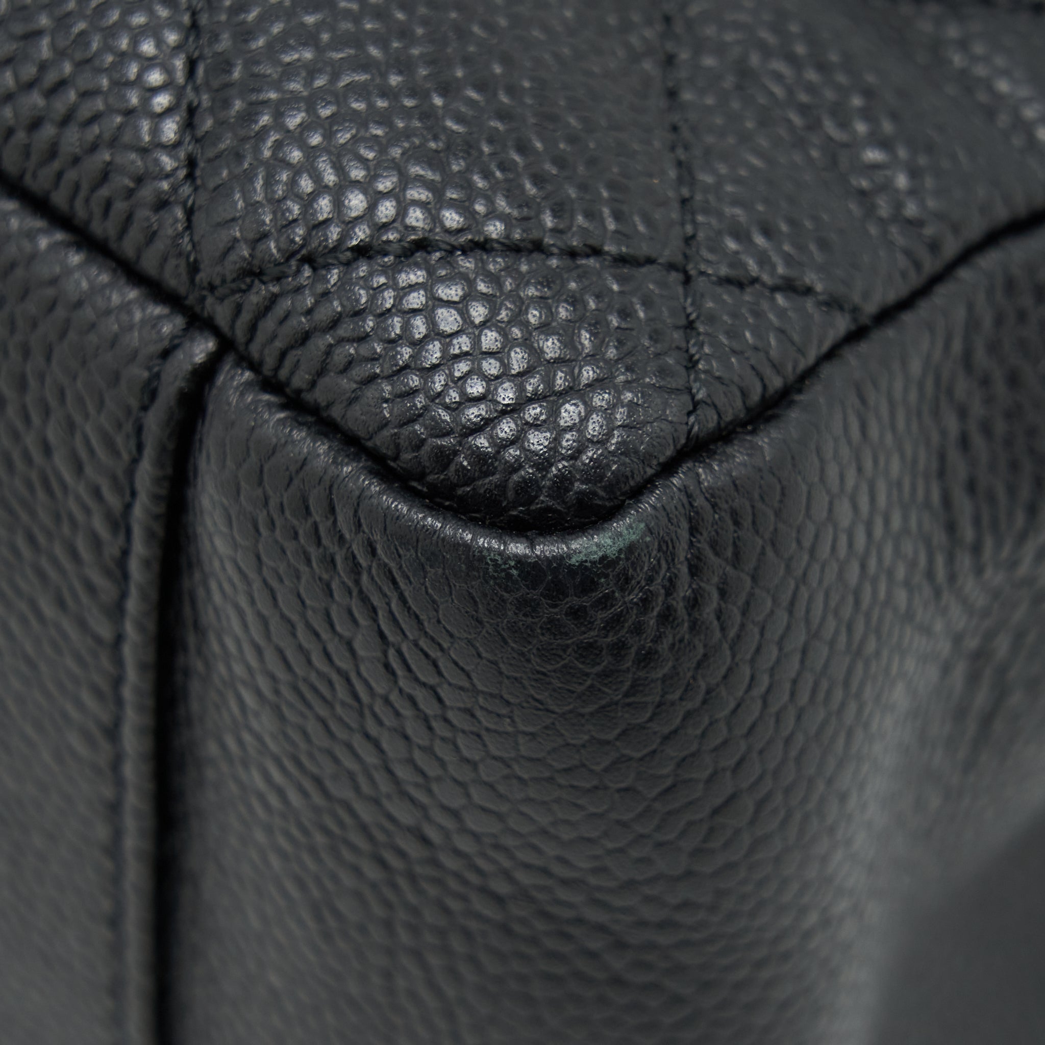 CHANEL GRAND SHOPPING TOTE BAG CAVIAR BLACK GHW
