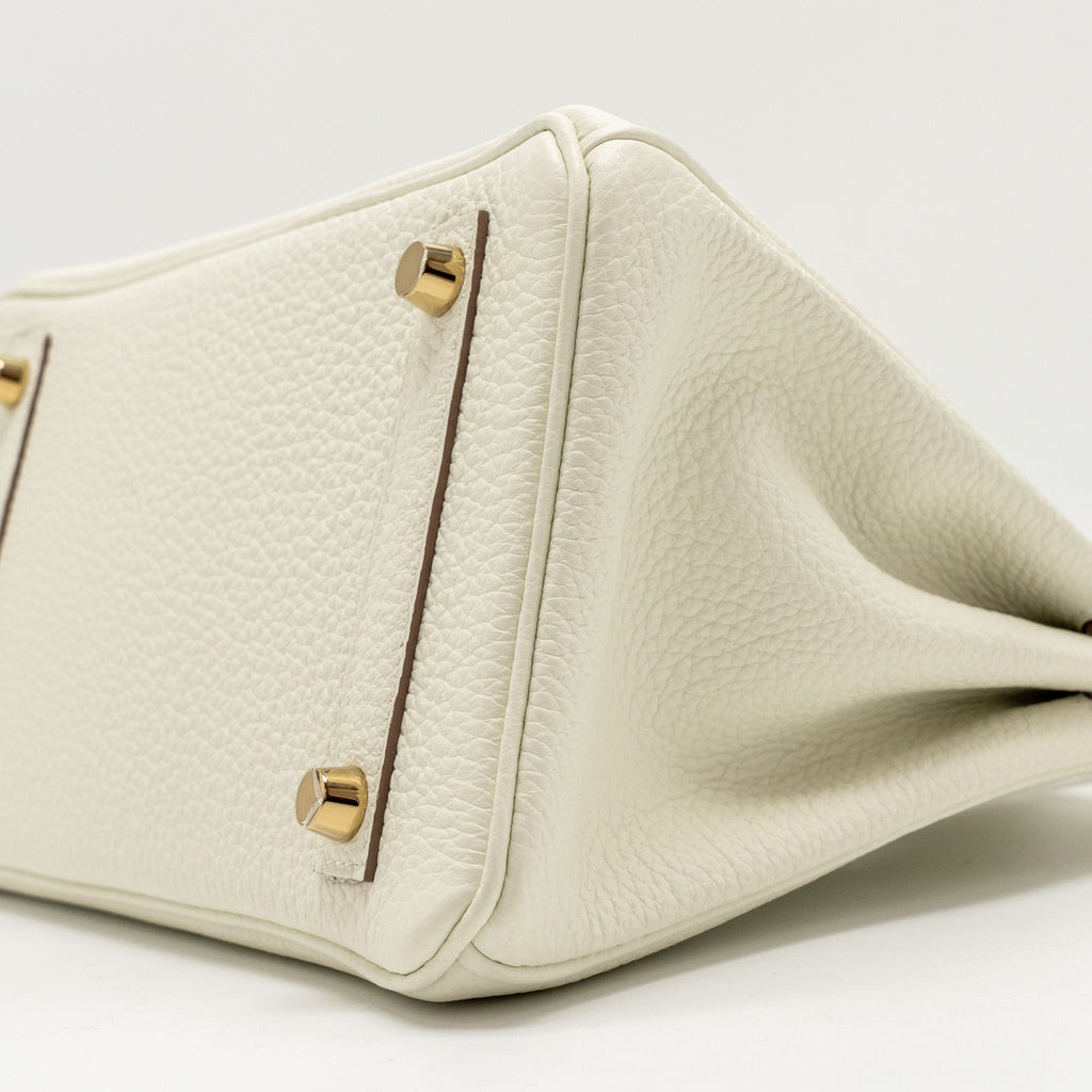 HERMES BIRKIN 25 TOGO MUSHROOM GHW