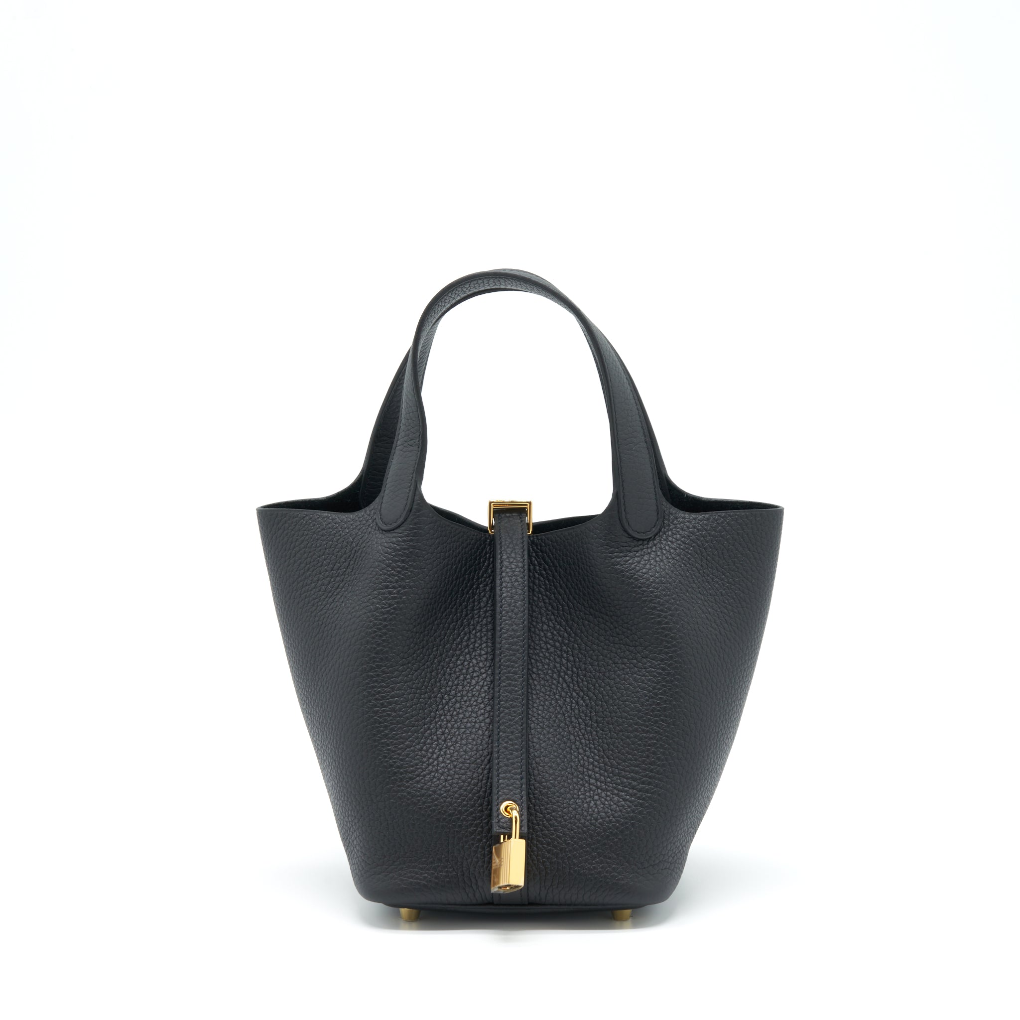 HERMES PICOTIN 18 CLEMENCE BLACK GHW