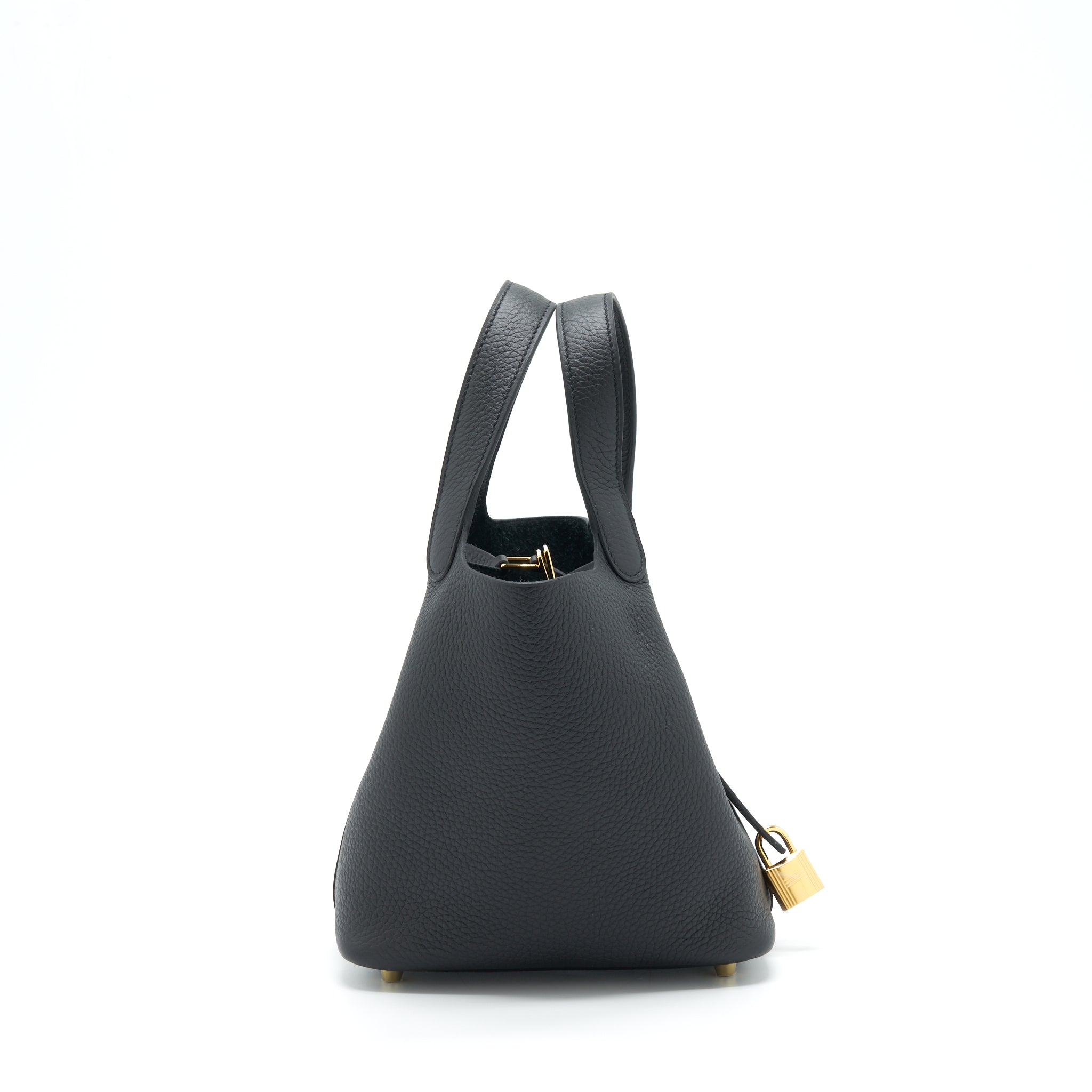 HERMES PICOTIN 18 CLEMENCE BLACK GHW