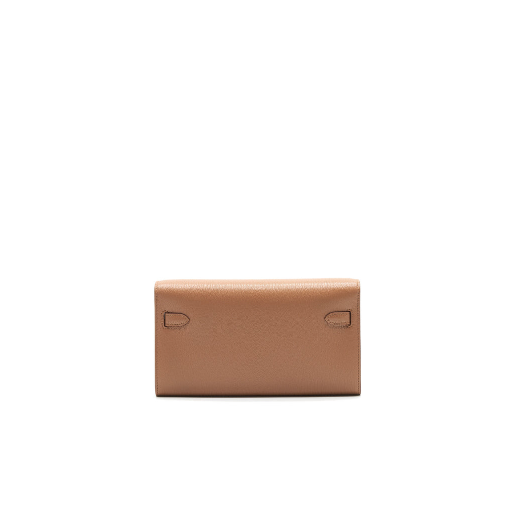 HERMES KELLY TO GO CHEVRE MYSORE LEATHER 2J QUEBRACHO GHW