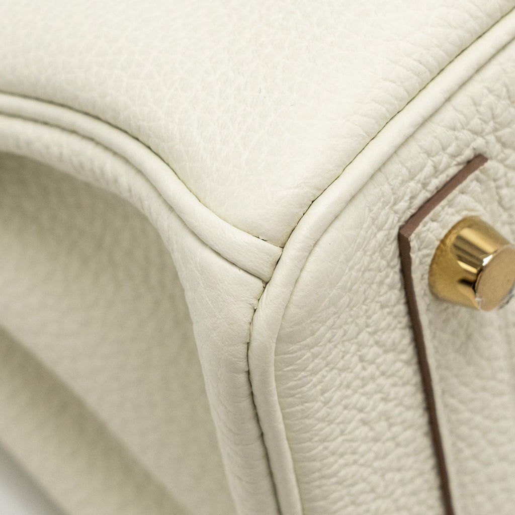 HERMES BIRKIN 25 TOGO MUSHROOM GHW