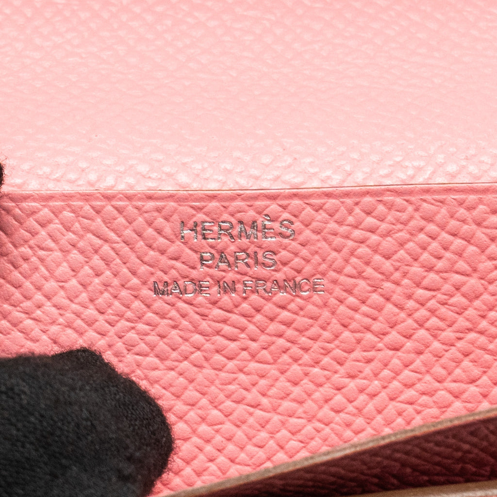 HERMES BEARN LONG WALLET EPSOM ROSE CONFETTI SHW