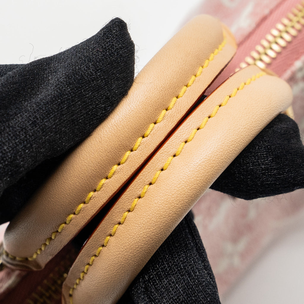 LOUIS VUITTON NANO SPEEDY MONOGRAM DENIM PINK GHW (NEW VERSION)