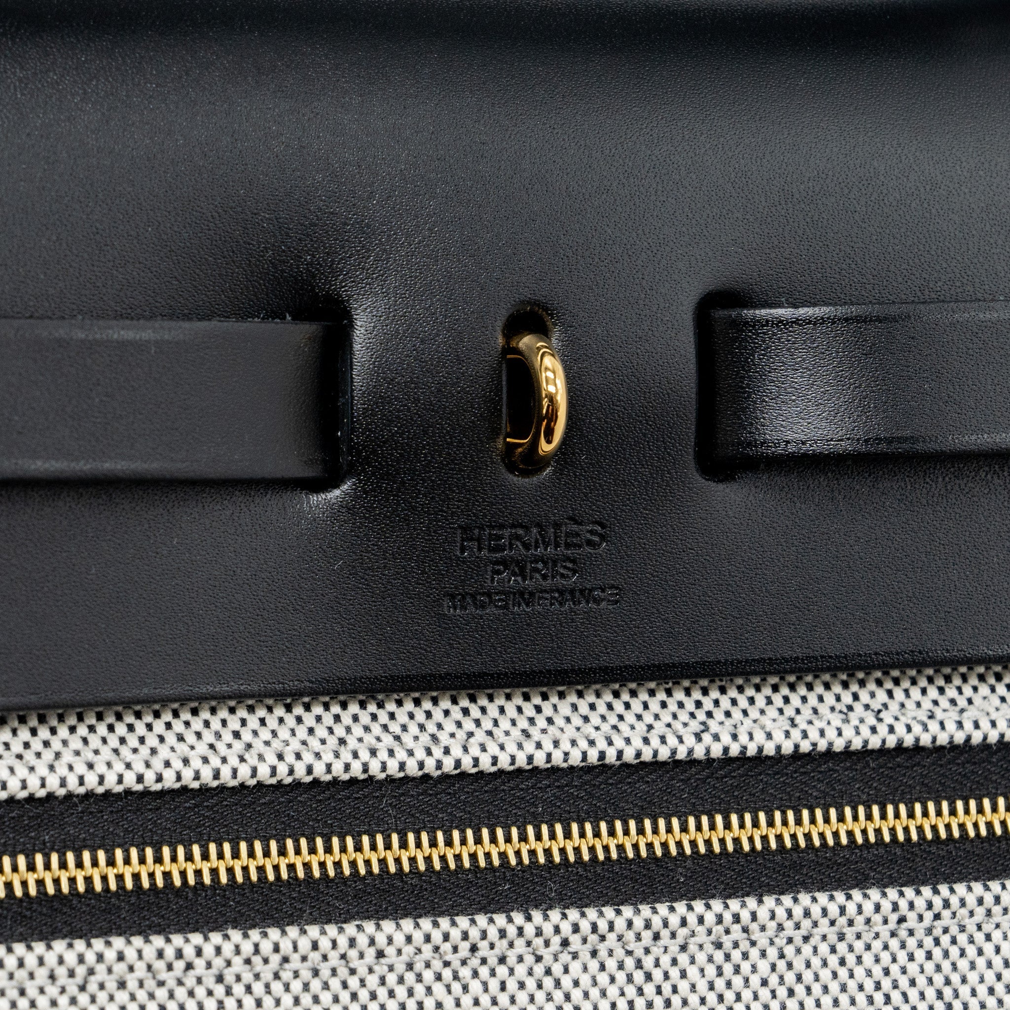 HERMES HERBAG 31 BERLINE/VACHE HUNTER BLACK GHW