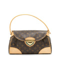 LOUIS VUITTON BEVERLY MM SHOULDER BAG MONOGRAM CANVAS AND LEATHER GHW