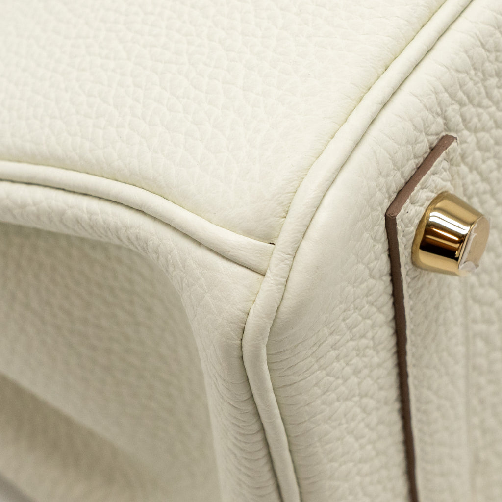 HERMES BIRKIN 25 TOGO MUSHROOM GHW