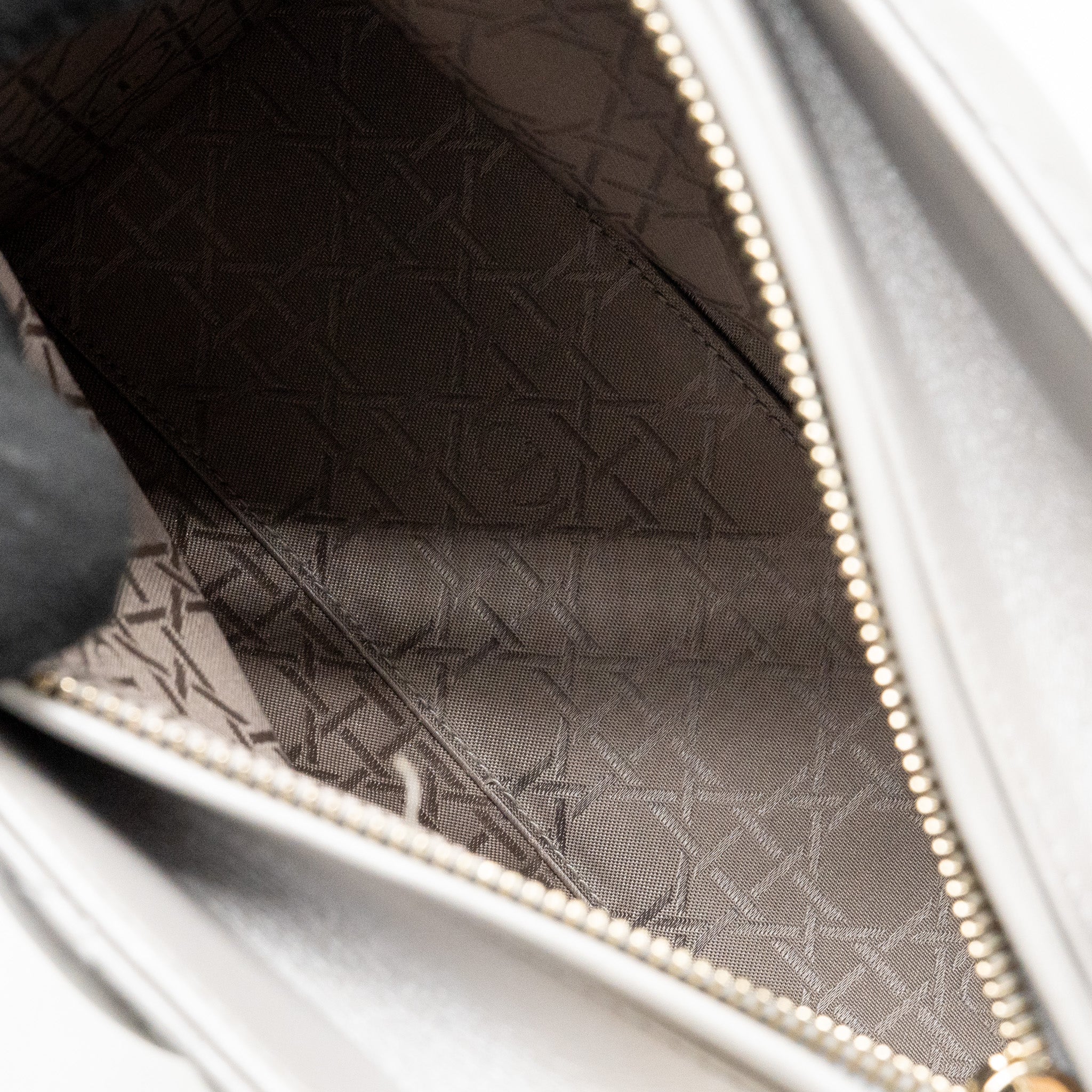 DIOR MEDIUM LADY DIOR LAMBSKIN GREY LGHW