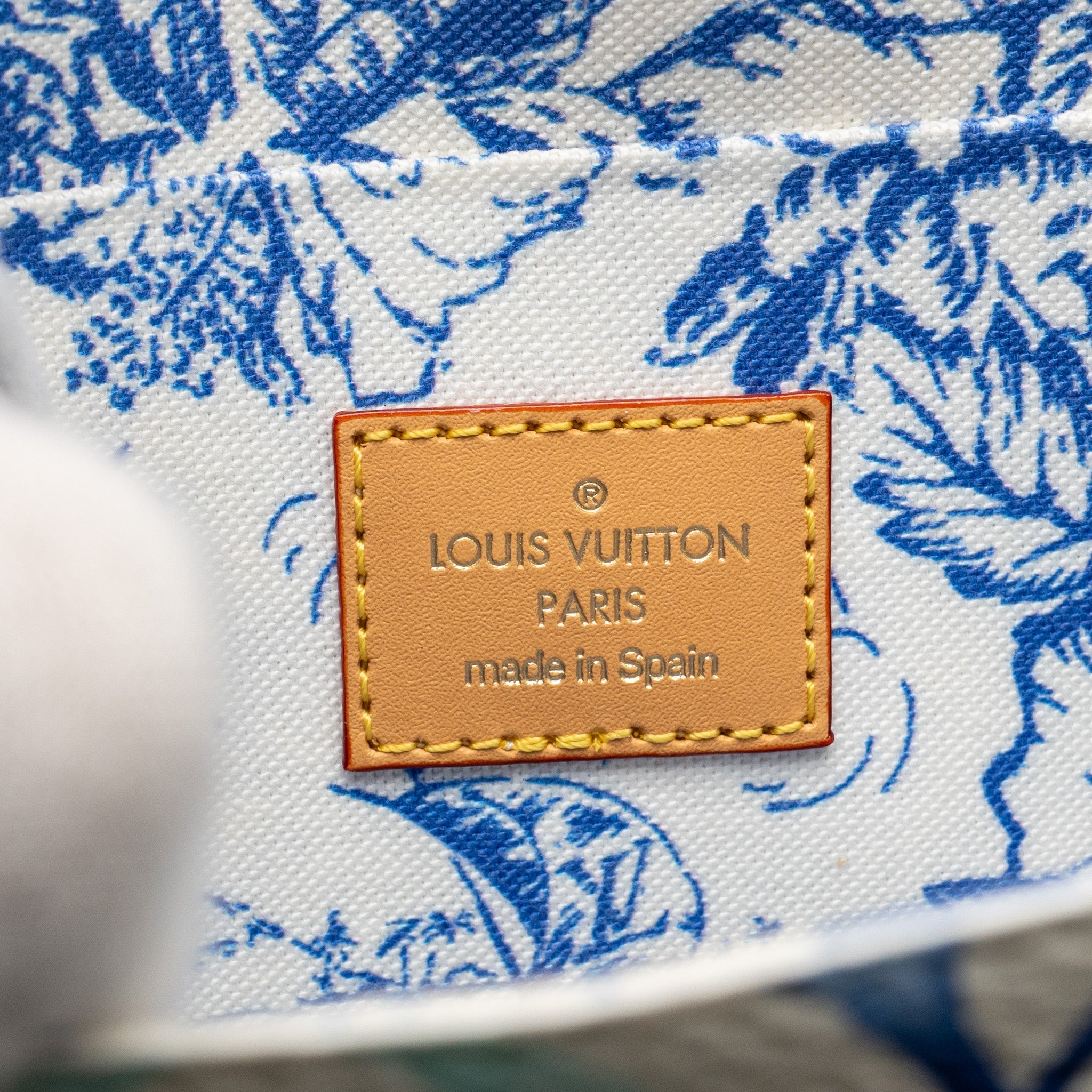LOUIS VUITTON FELICIE POCHETTE MONOGRAM CANVAS BLUE/MULTICOLOUR GHW