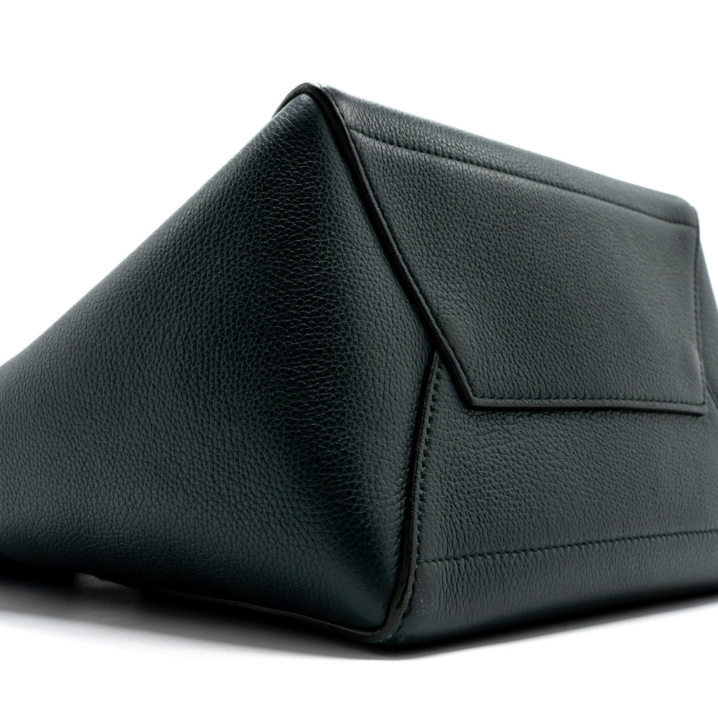 CELINE SANGLE BUCKET BAG CALFSKIN DARK GREEN GHW