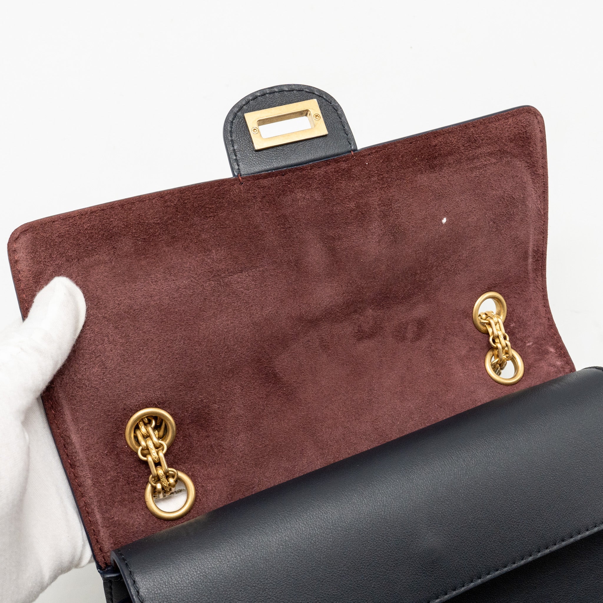 CHANEL DETAILED CHARMS LIMITED EDITION 2.55 REISSUE BAG CALFSKIN DARK NAVY GHW