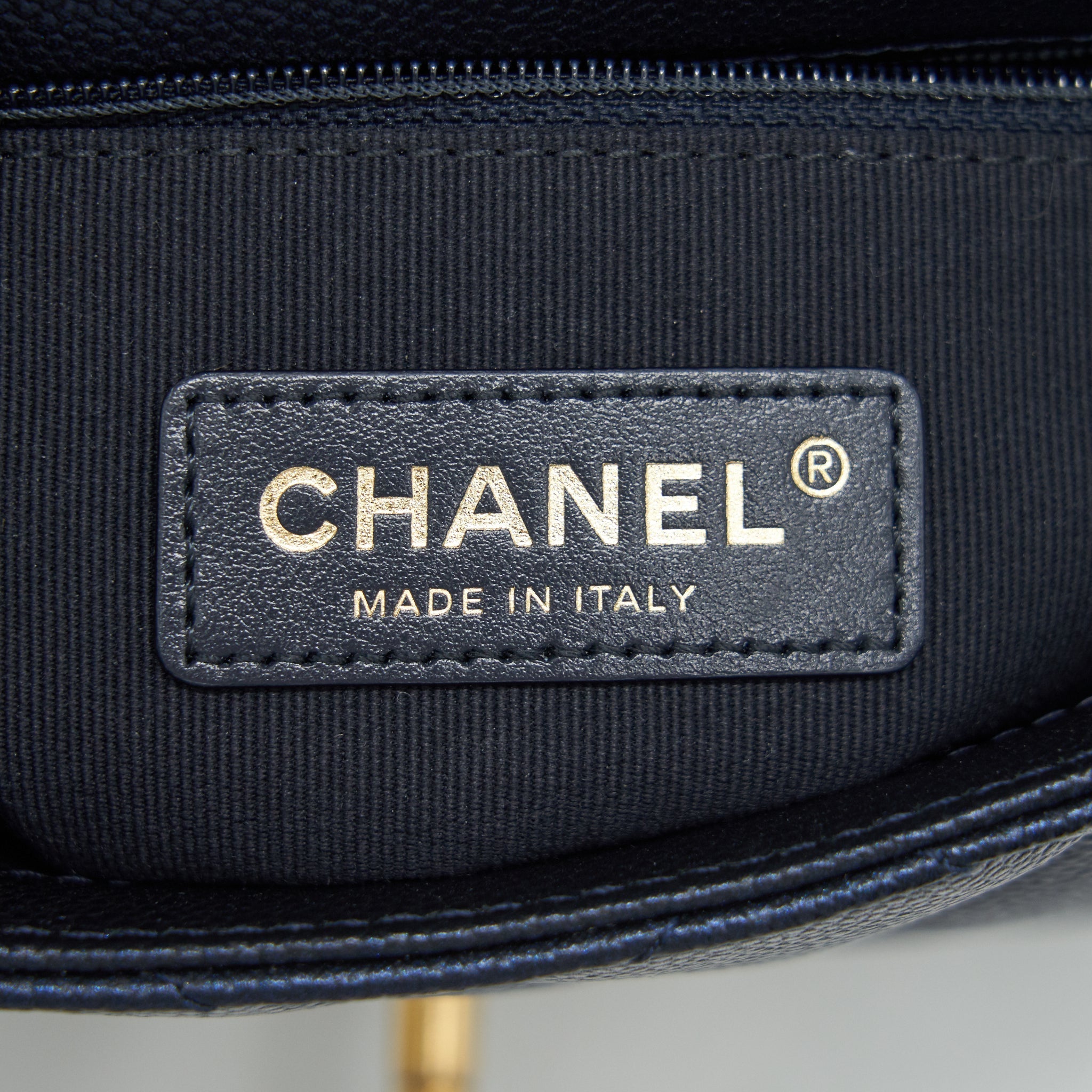 CHANEL 21K MY PERFECT MINI FLAP BAG CAVIAR BLACK GHW (MICROCHIP)