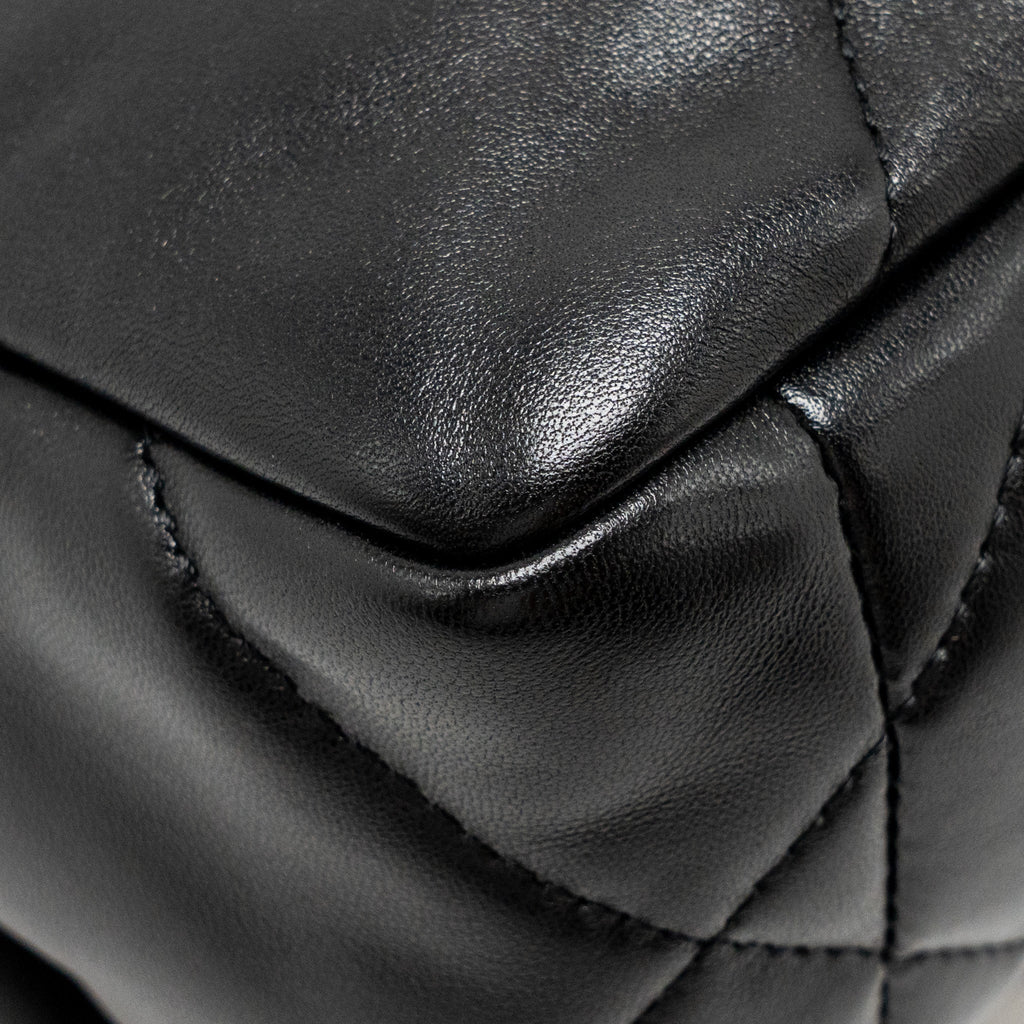 CHANEL SMALL 19 BAG LAMBSKIN BLACK MULTICOLOUR HARDWARE (MICROCHIP)