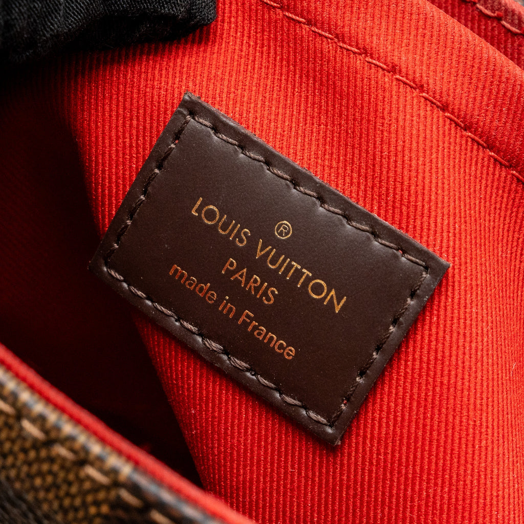 LOUIS VUITTON CROISETTE DAMIER EBENE CANVAS GHW