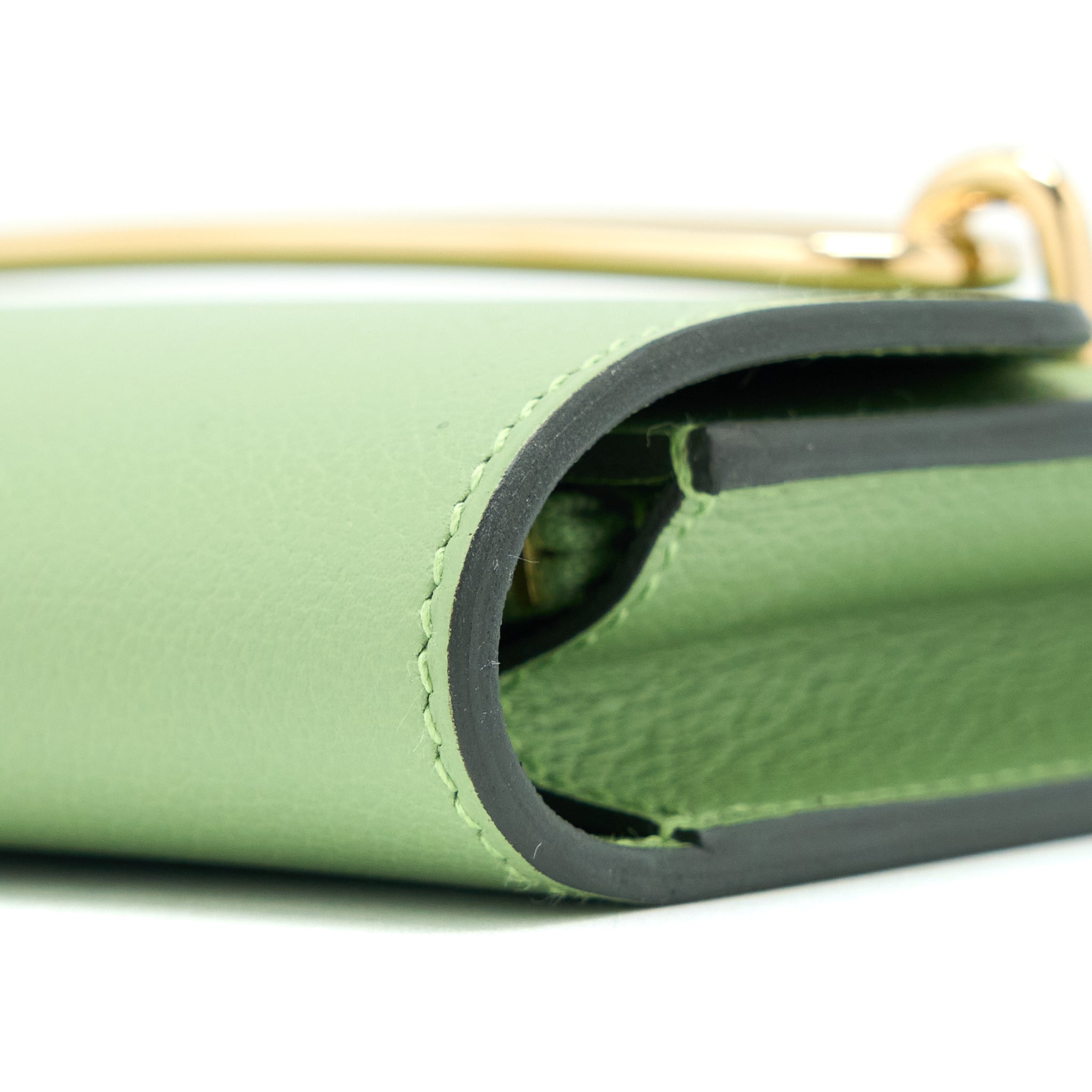 HERMES ROULIS SLIM EVERCOLOR VERT CRIQUET GHW