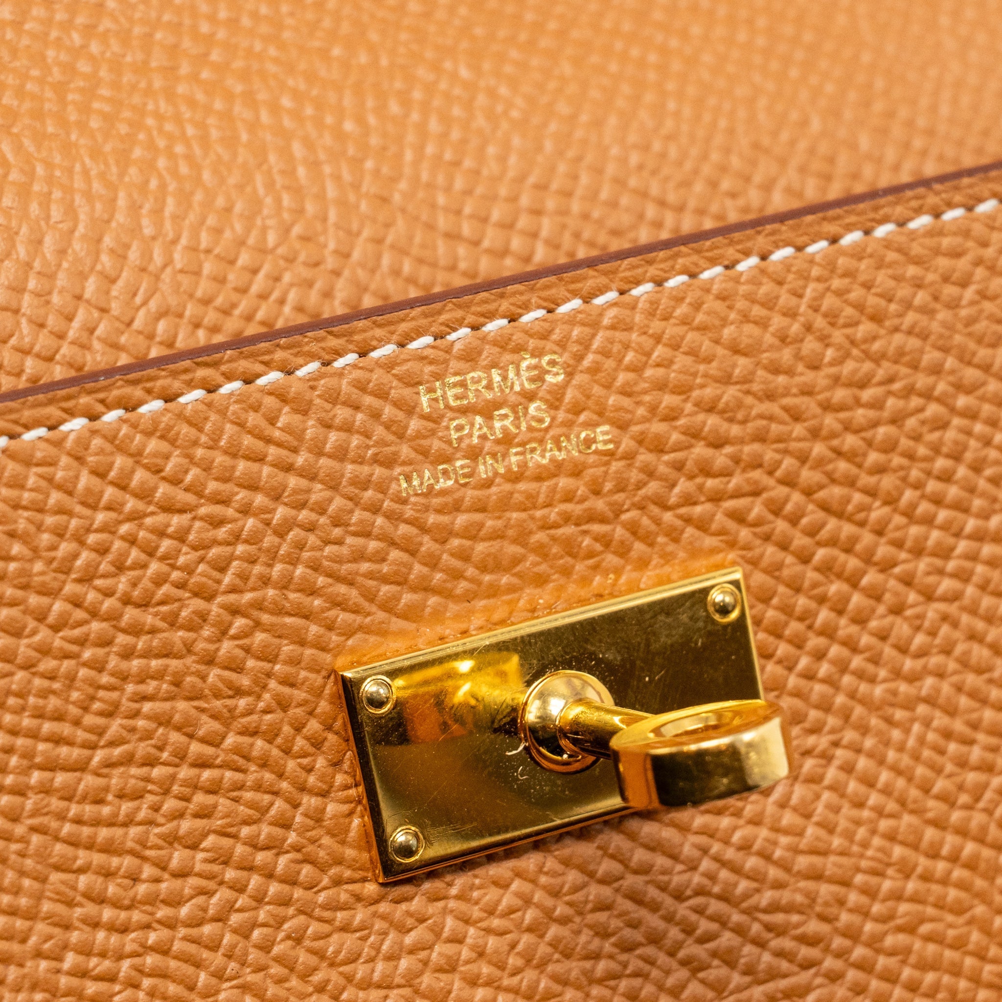 HEMES KELLY LONG WALLET EPSOM GOLD GHW