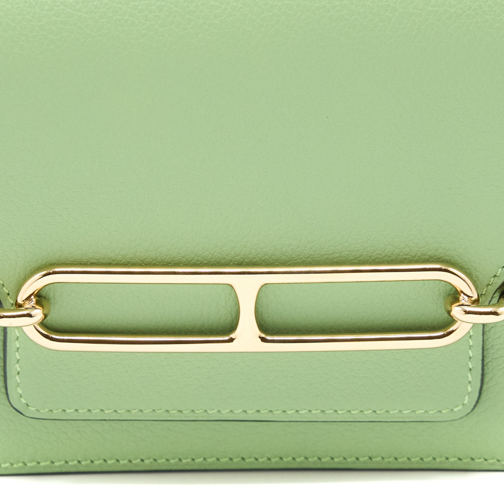 HERMES ROULIS SLIM EVERCOLOR VERT CRIQUET GHW