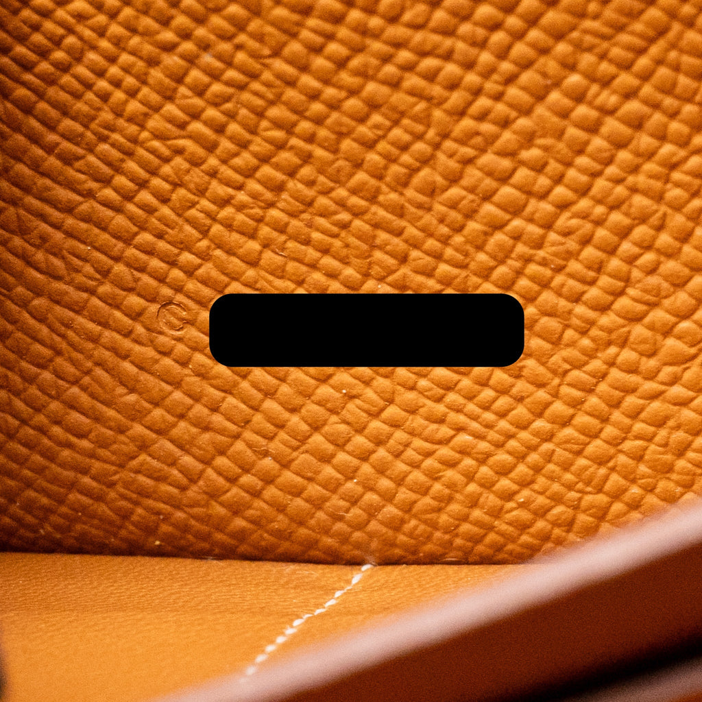 HEMES KELLY LONG WALLET EPSOM GOLD GHW