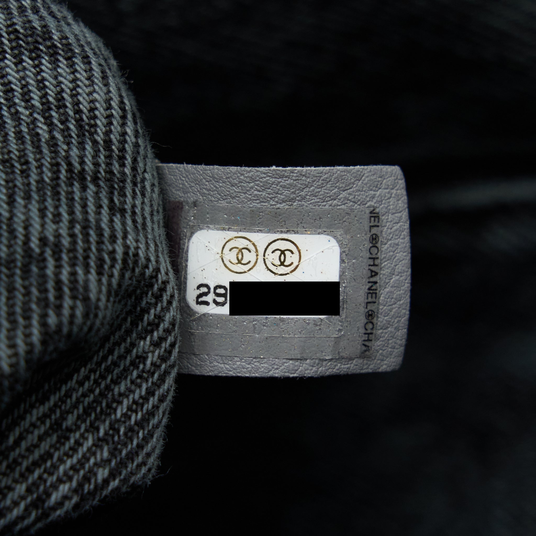 CHANEL 31 BAG DANIM GREY SHW