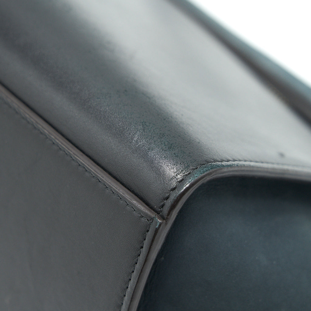 CELINE TRAPEZE BAG DEEP GREY / BLACK GHW