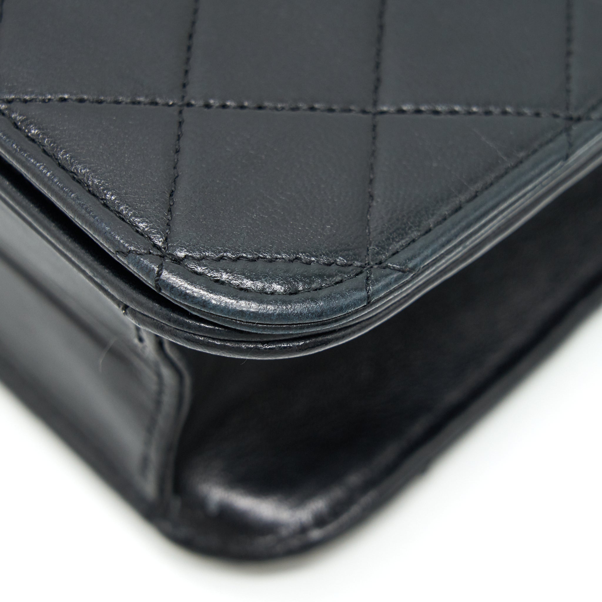 CHANEL VINTAGE QUILTED LAMBSKIN FLAP SHOULDER BAG