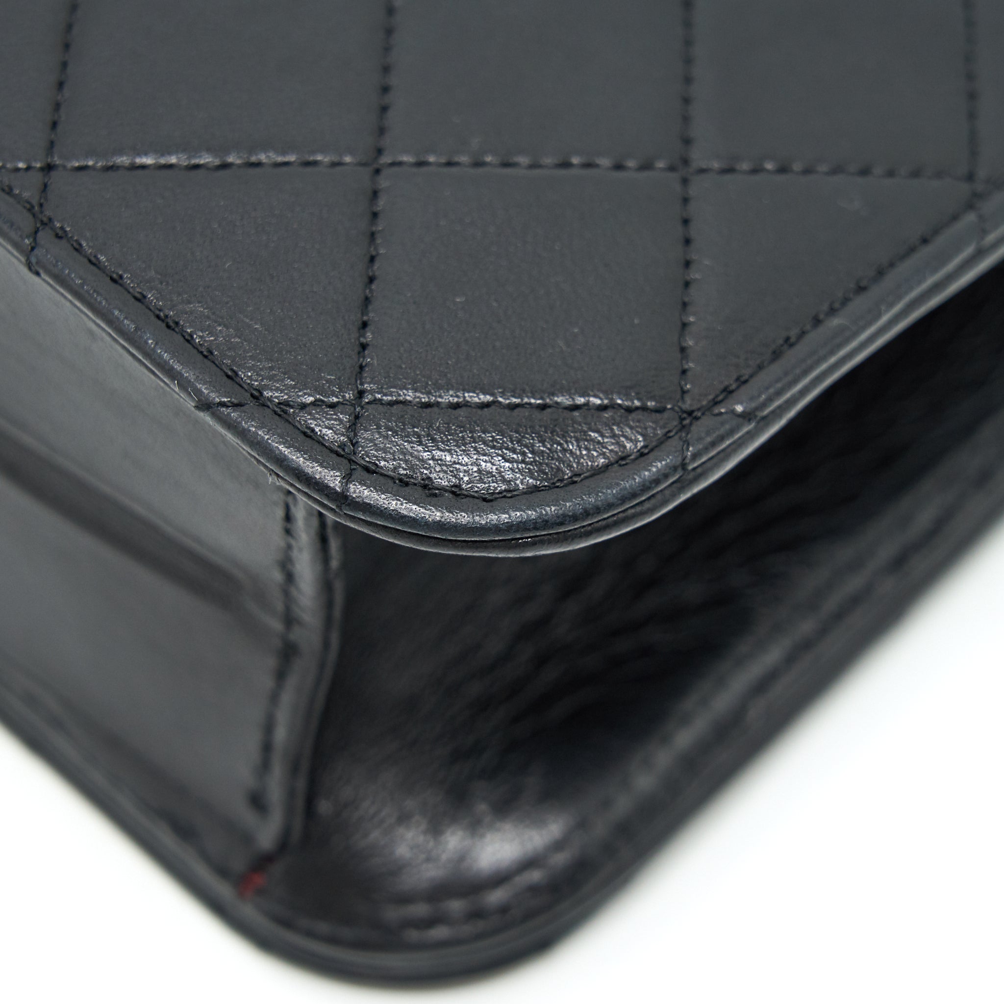 CHANEL VINTAGE QUILTED LAMBSKIN FLAP SHOULDER BAG