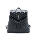 SAINT LAURENT/YSL LOU LOU BACKPACK BLACK SHW