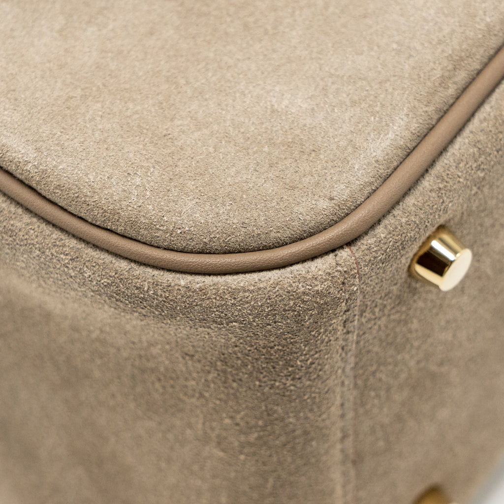 HERMES MINI LINDY GRIZZLY/SWIFT GRIS CAILLOU/ETOUPE GHW