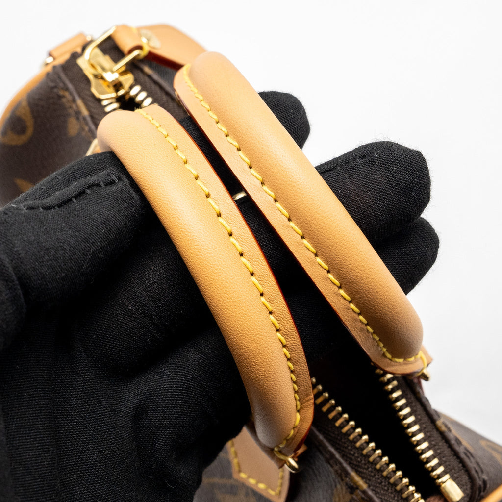 LOUIS VUITTON NANO SPEEDY MONOGRAM CANVAS GHW