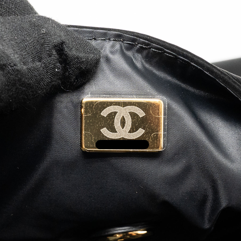 CHANEL 24N SKI SERIES COCONEIGE SHOULDER BAG NYLON BLACK GHW(MICROCHIP)