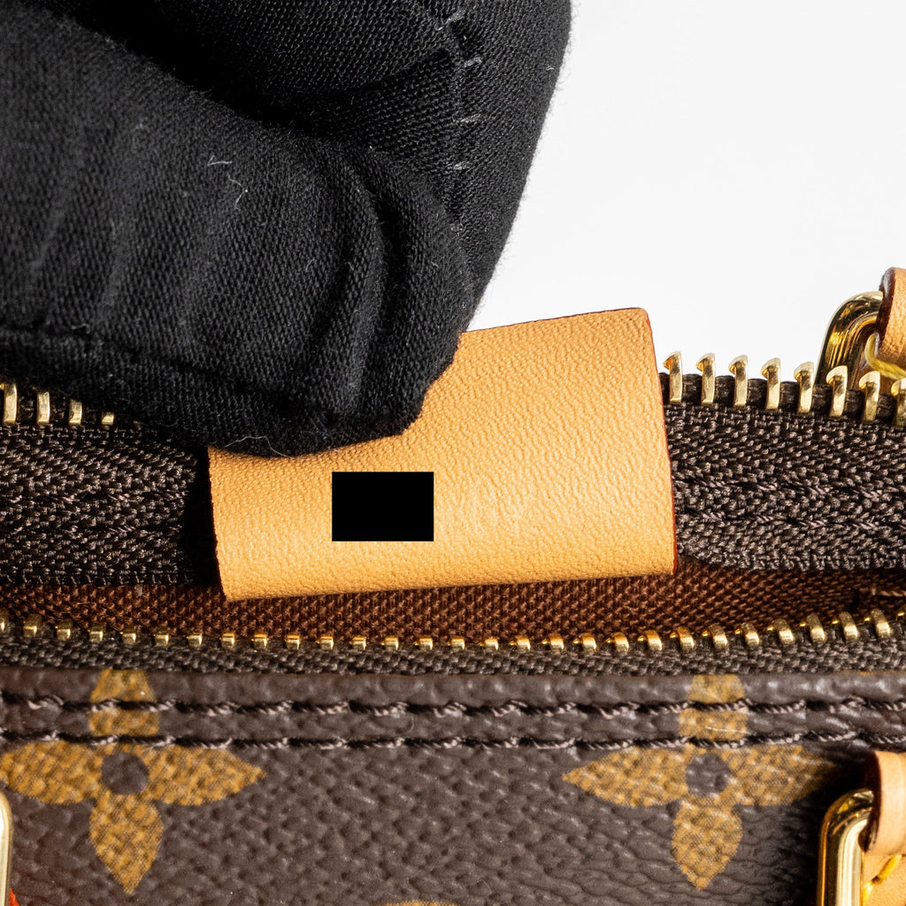 LOUIS VUITTON NANO SPEEDY MONOGRAM CANVAS GHW