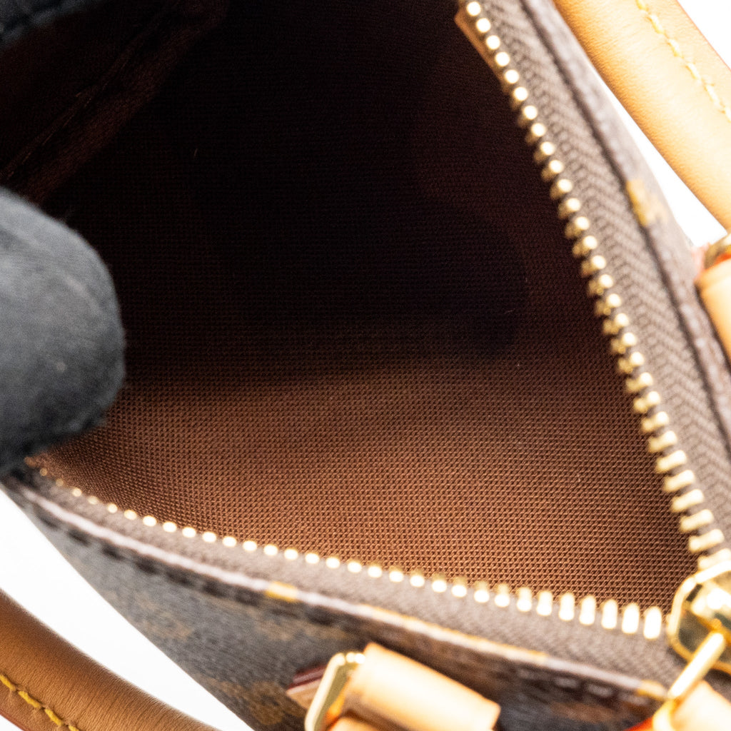 LOUIS VUITTON NANO SPEEDY MONOGRAM CANVAS GHW