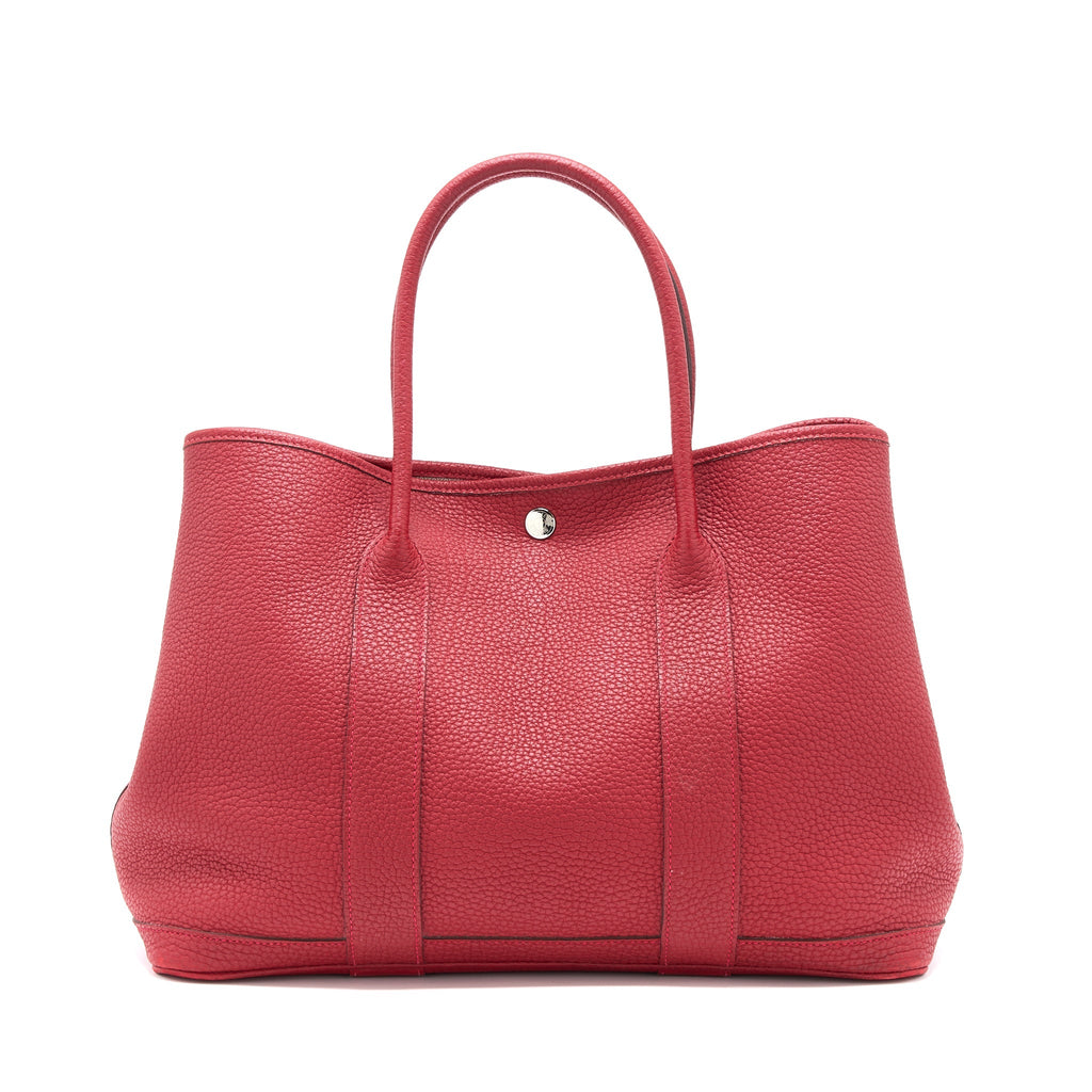 HERMES GARDEN PARTY 36 DARK RED SHW