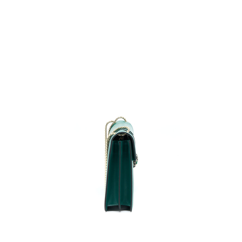 BVLGARI SERPENTI FOREVER SHOULDER BAG GREEN