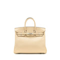 HERMES BIRKIN 25 SWIFT LEATHER TRENCH SHW