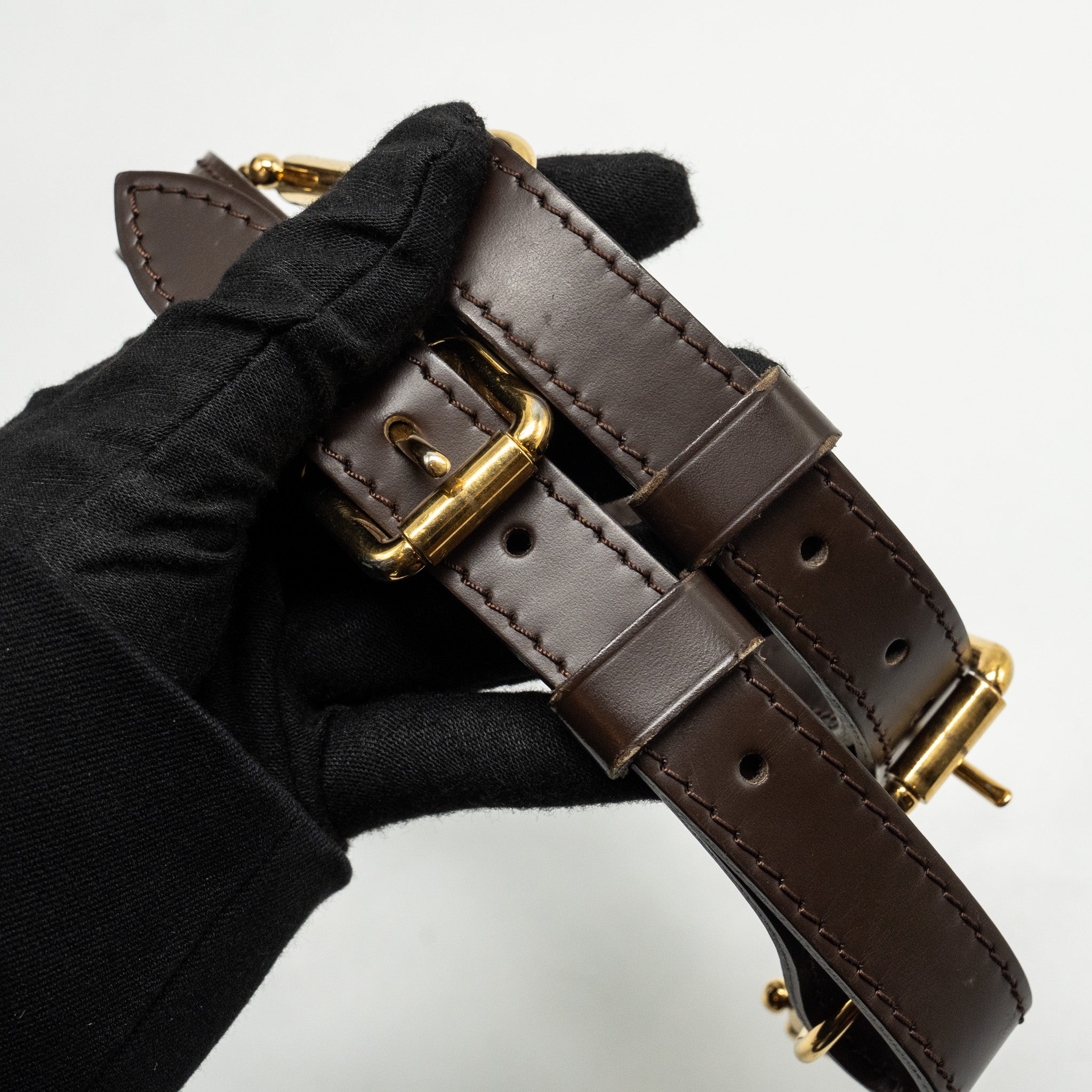 LOUIS VUITTON TREVI PM DAMIER EBENE CANVAS GHW