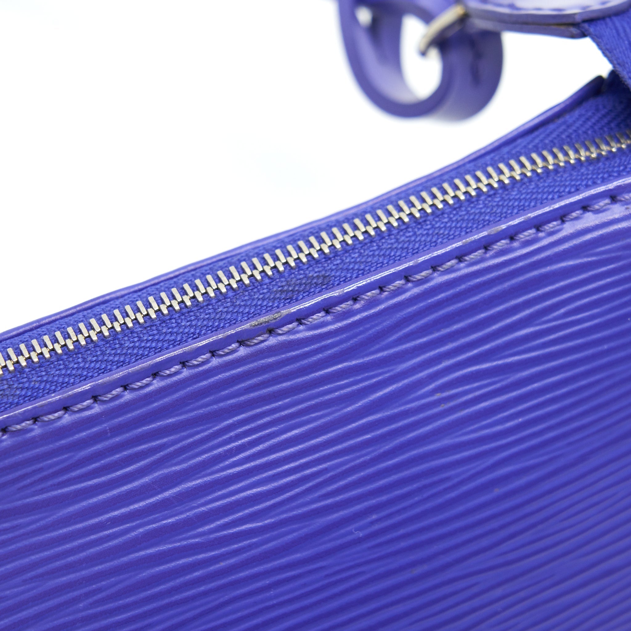 LOUIS VUITTON VINTAGE POCHETTE ACCESSORIES EPI LEATHER PURPLE