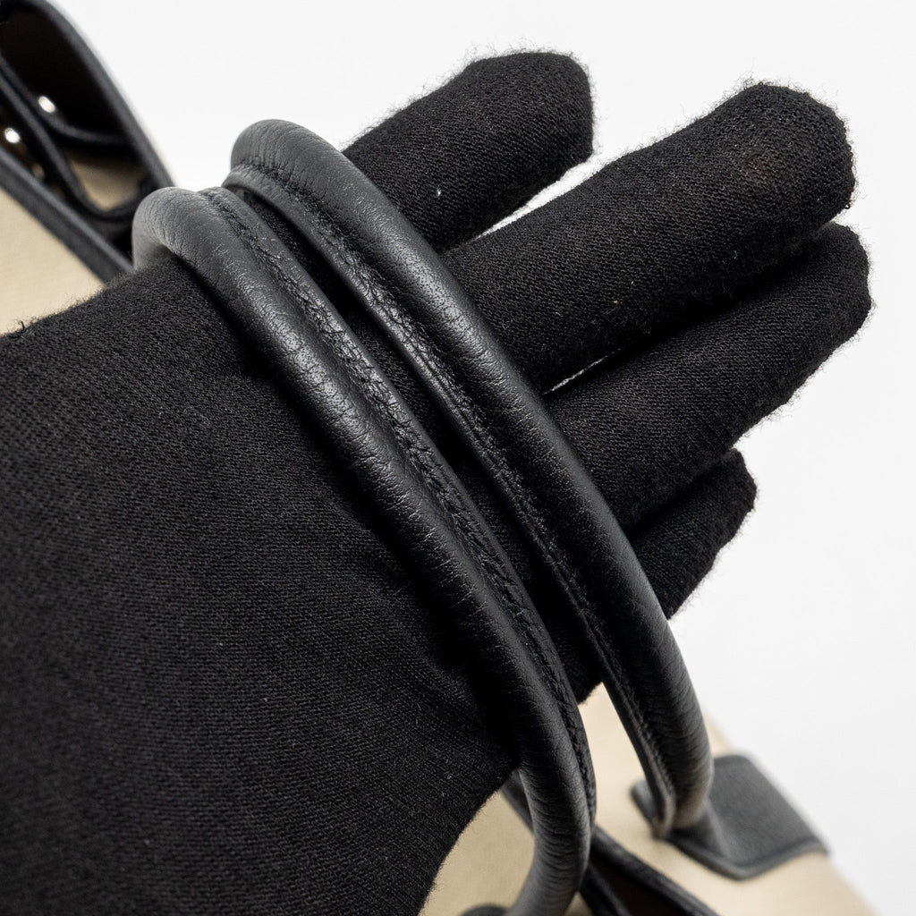 HERMES GARDEN PARTY 30 CANVAS/ NEGONDA BETON/BLACK SHW